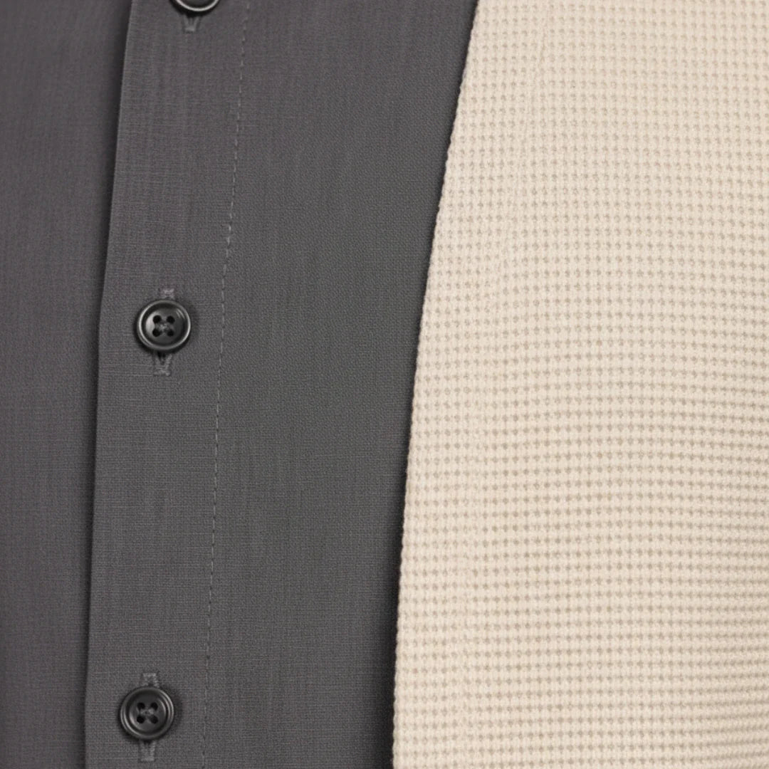 [Leve 3, Pague Só 2] Camisa Dallas Masculina Cardigan em Algodão e Poliéster com Gola Camisa e Design 2 em 1 + BRINDES