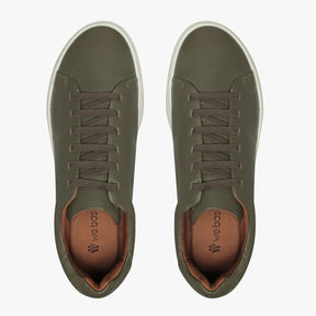 Tênis Slip-on em Couro Oliva Nathan